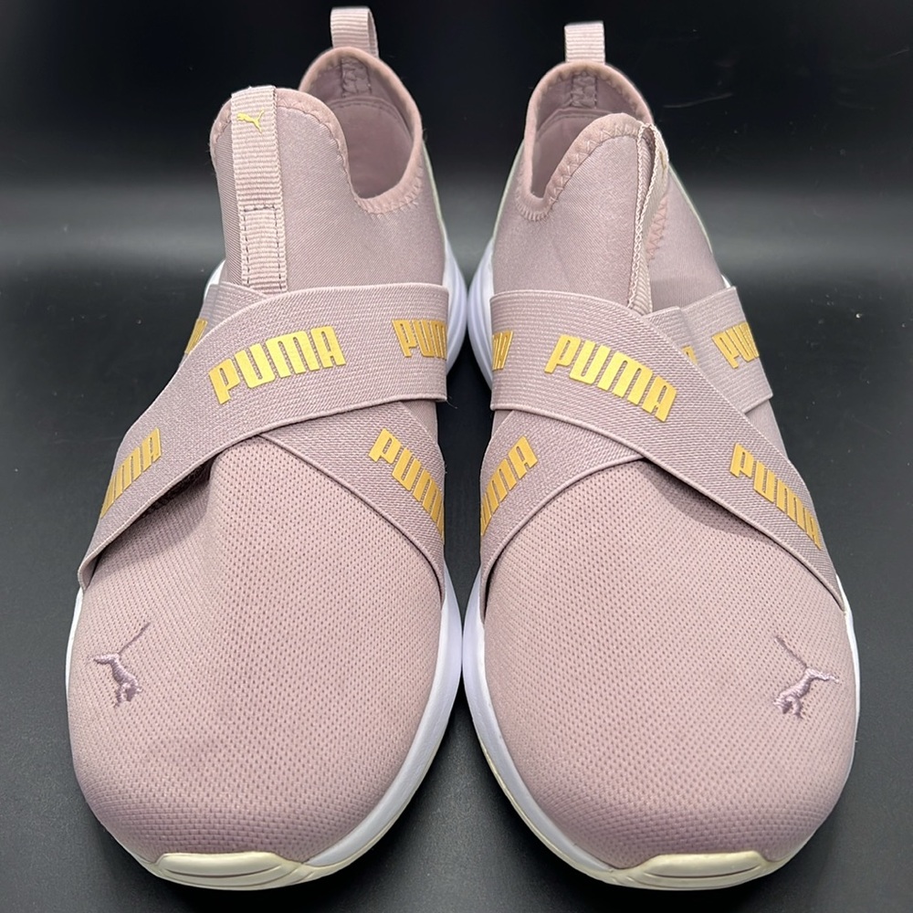 Puma Wired Run Slip On Violet w/ Gold Detail Sneakers 382299-05, Women’s size 9 - Picture 2 of 13